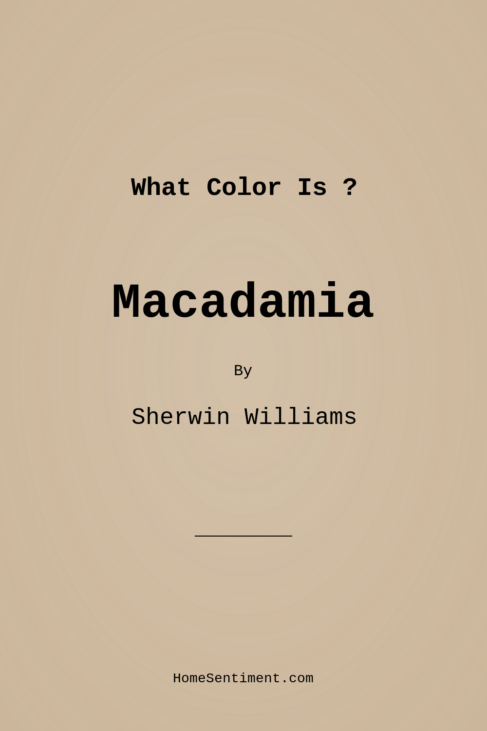 Macadamia SW 6142 by Sherwin Williams