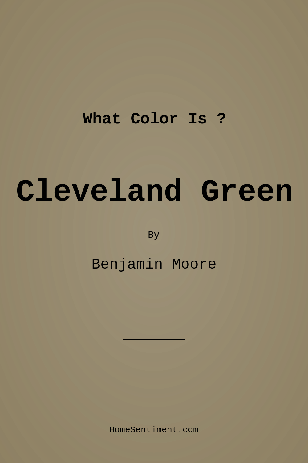 Cleveland Green 1525 by Benjamin Moore