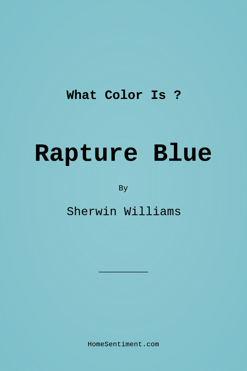 Rapture Blue SW 6773 by Sherwin Williams