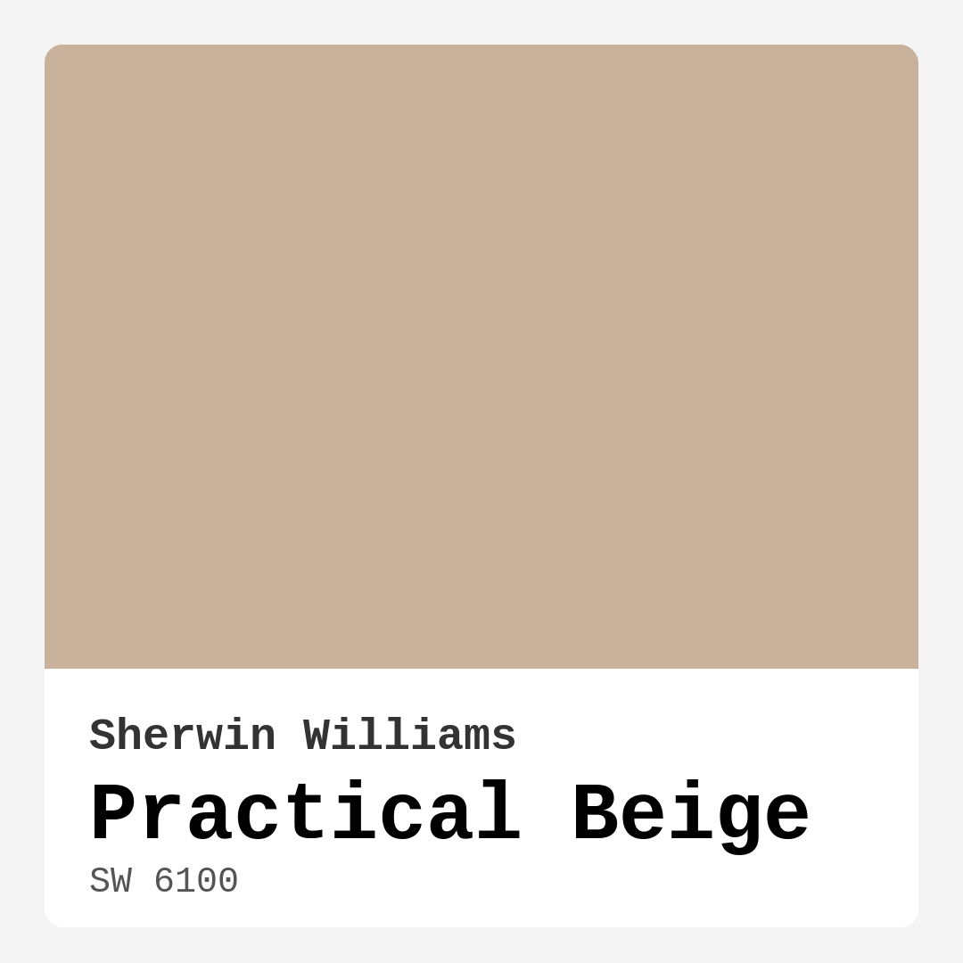 Practical Beige SW 6100 by Sherwin Williams