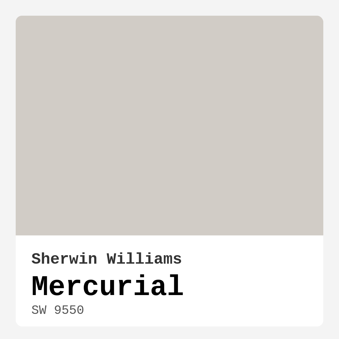 Sherwin Williams Mercurial SW 9550 Real Images