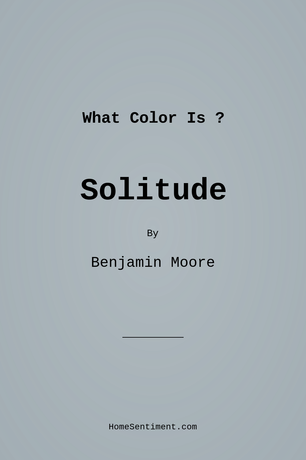 Solitude AF-545 by Benjamin Moore