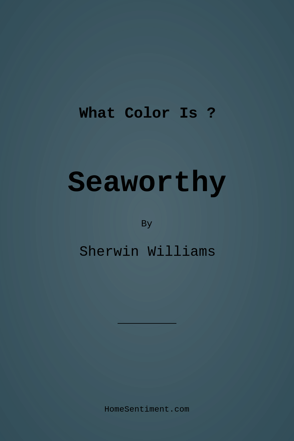 Seaworthy SW 7620 by Sherwin Williams