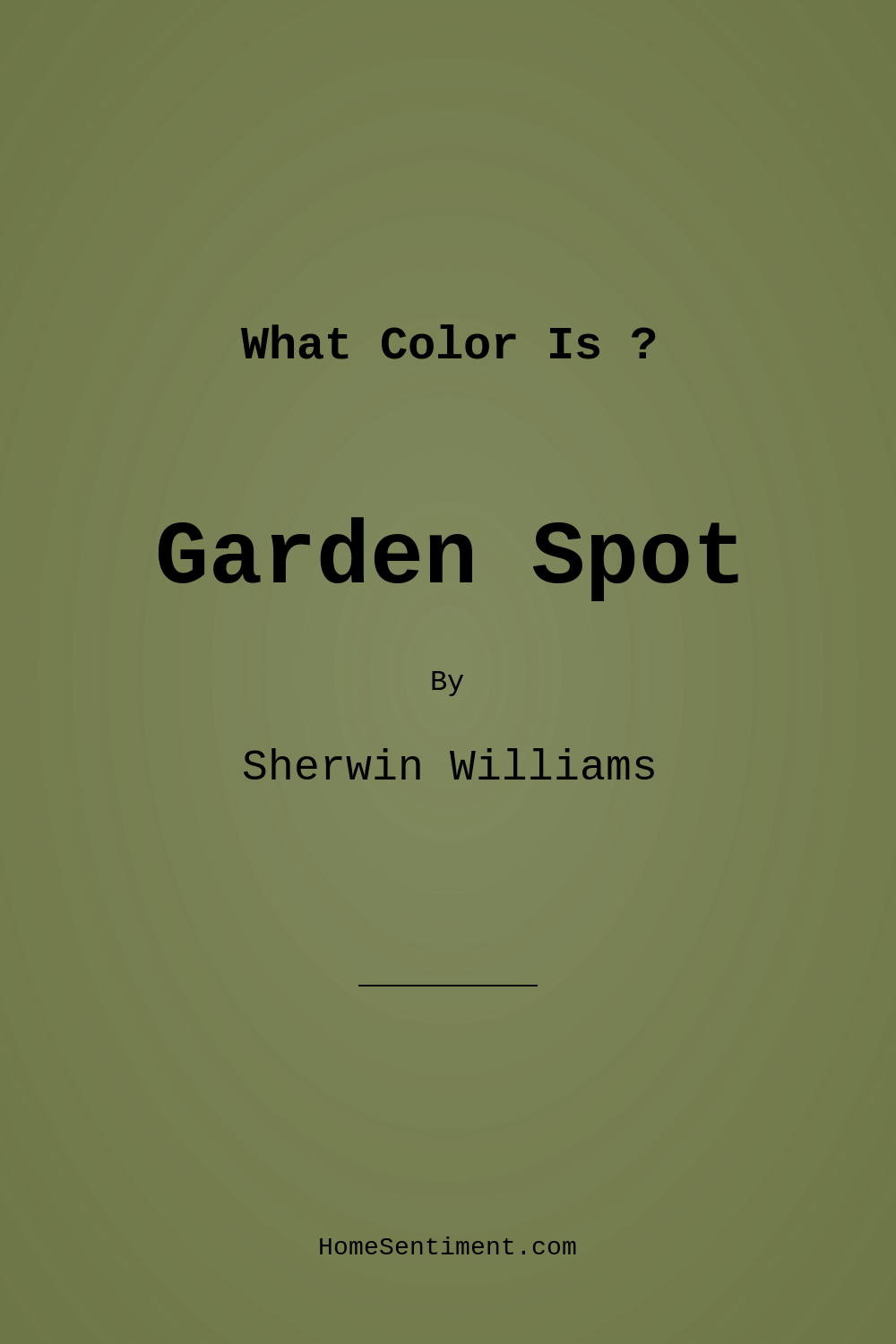 Garden Spot SW 6432 by Sherwin Williams