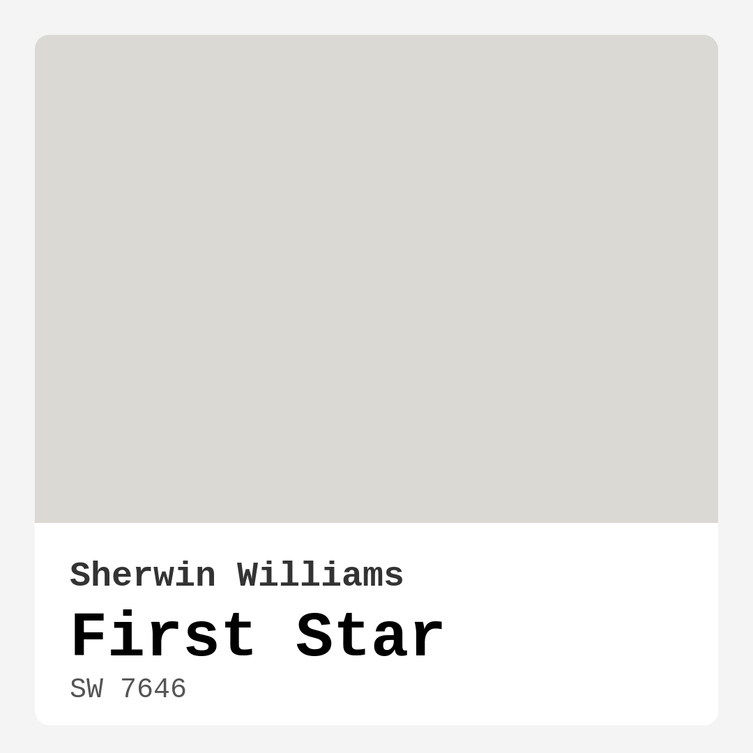 Sherwin Williams First Star SW 7646 Real Images