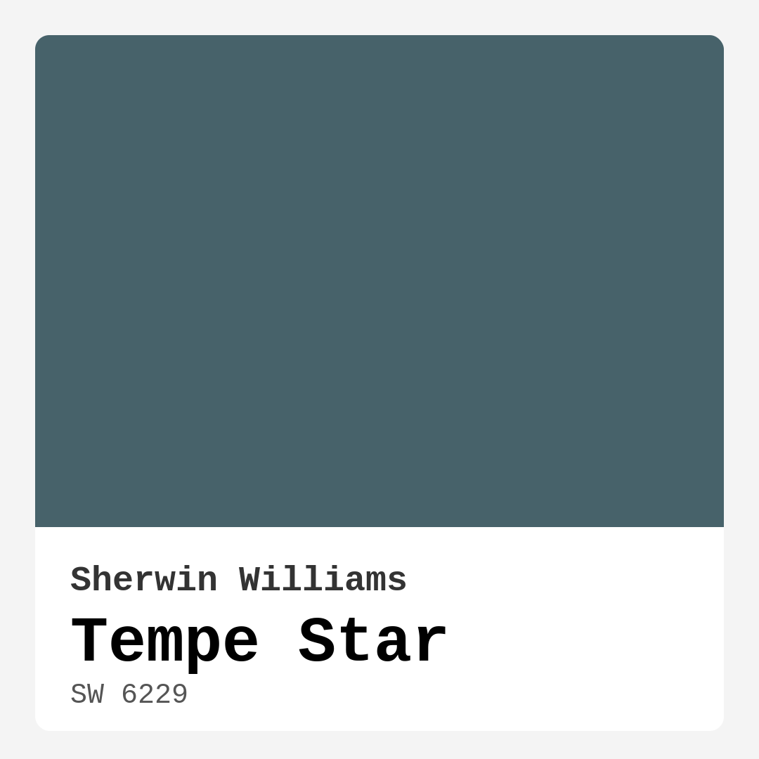 Tempe Star SW 6229 by Sherwin Williams