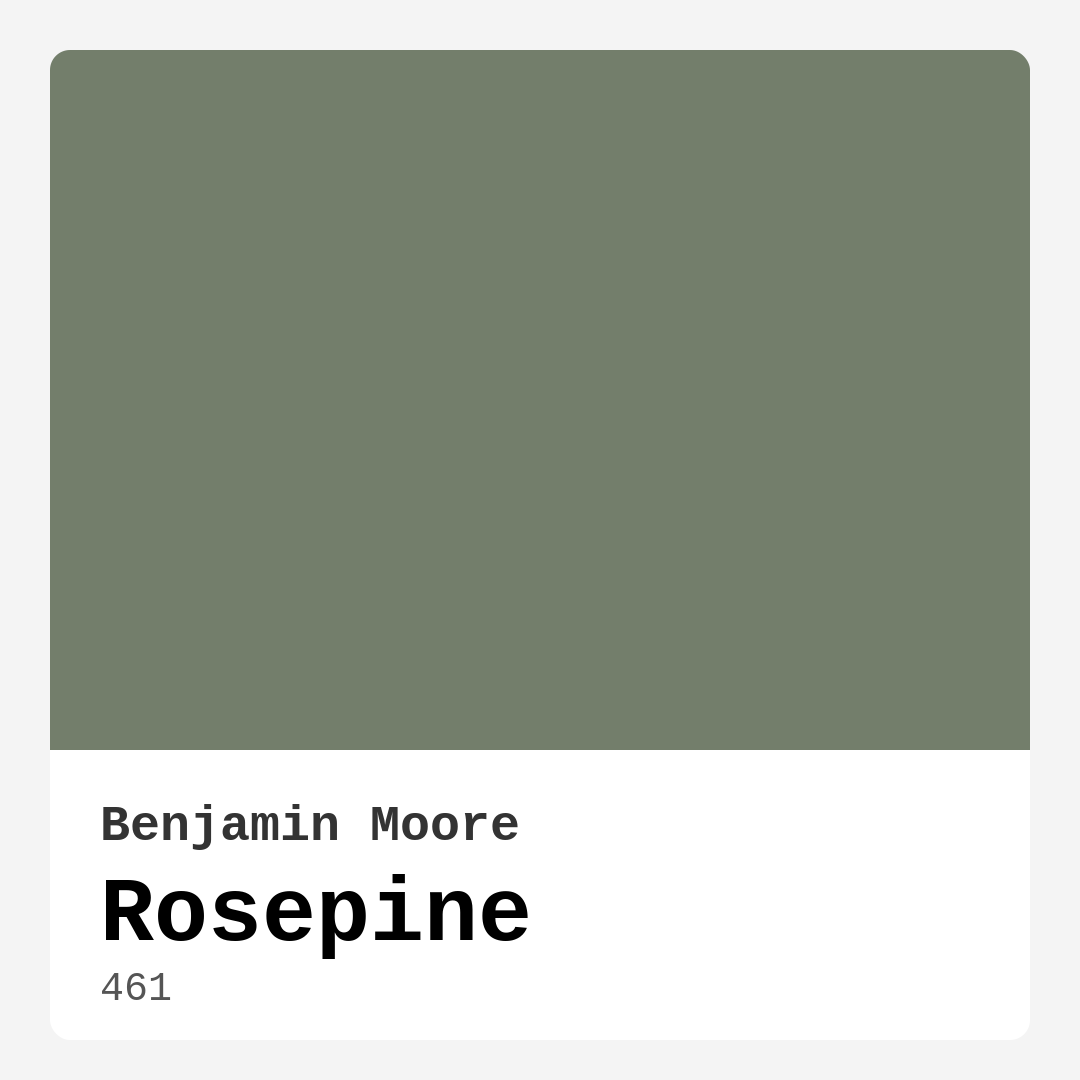 Rosepine 461 by Benjamin Moore