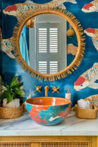 15+ Boho Powder Room Ideas That Wow with Style and Personality idea 1