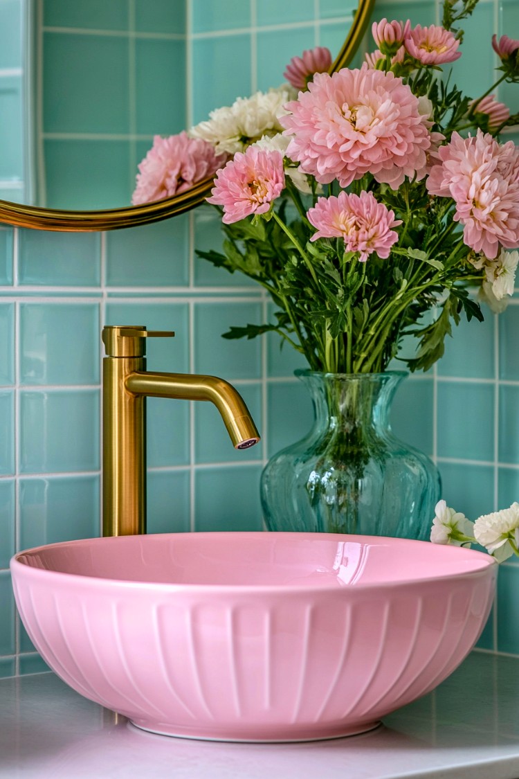 Idea 7: Vintage Brass Fixtures