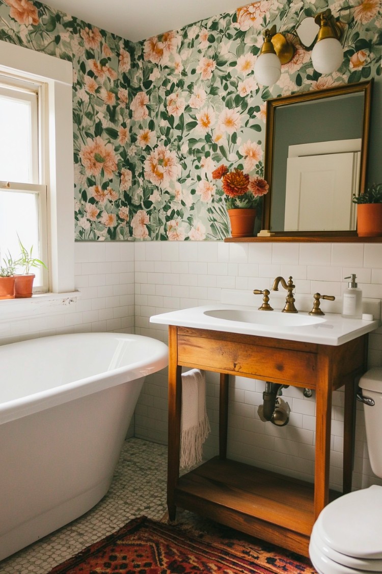 20+ Boho Bathroom Havens to Inspire Your Next Remodel idea 1