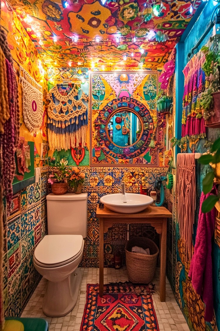 Bold Hippie Boho with Bright Colors